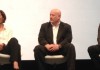 Anaplan CEO Fred Laluyaux, left, leads customer panel with HP’s Sue Barsamian, McAfee’s Jeff Brobst, Diageo’s Stefan Househam, and Aviva’s Darren Craddock