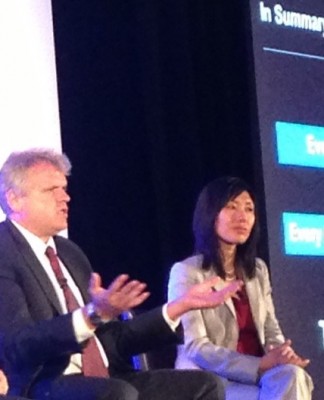 Simon Paris, Christoph Behrendt, Denise Broady (L to R) at SAP Industries Analyst Base Camp