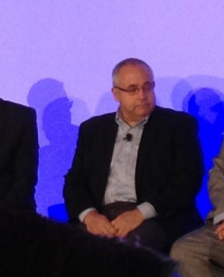 SAP’s Denise Broady(left) with Curtis Cole of Weill Cornell Medical College, Don Whittington of Florida Crystals, Gary Hayes of Centerpoint, and Steve Convey of Accenture on Co-Innovation panel