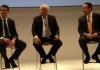 The trio of SAP - Product Chief Bernd Leukert(l), Chairman Hasso Plattner(c), CMO Jonathan Becher at SAPPHIRENOW