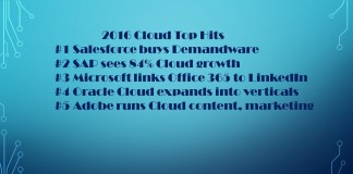 Top Five of Cloud Top 500 control over 28% of Cloud apps market