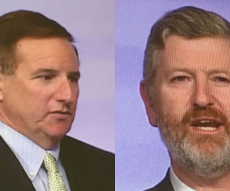 Oracle CEO Mark Hurd and NetSuite GBU Head James McGeever