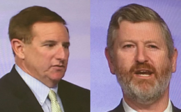 Oracle CEO Mark Hurd and NetSuite GBU Head James McGeever