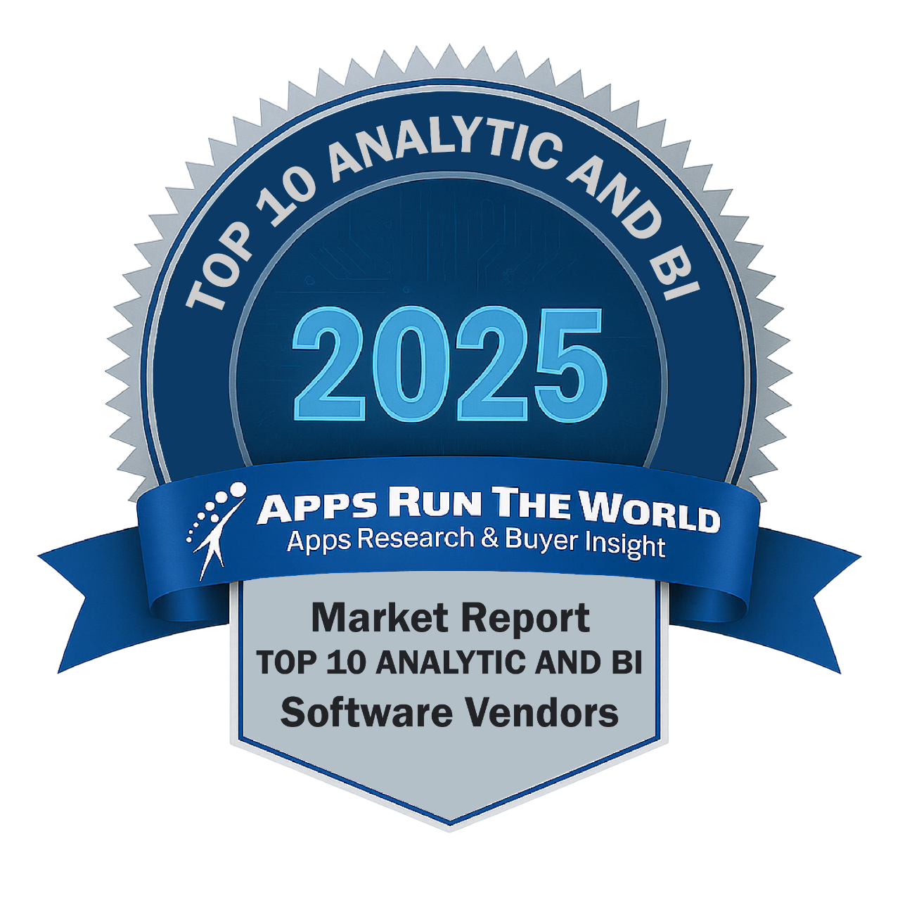 ARTW - Top 10 Analytic and BI Software Vendors - Reward Badge - APPS RUN THE WORLD