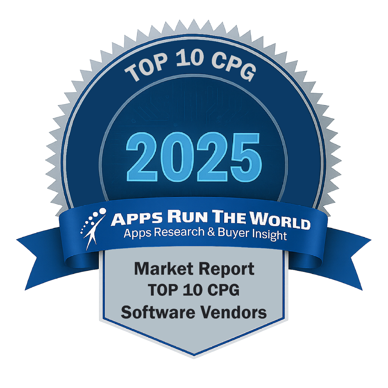 ARTW - Top 10 CPG Software Vendors - Reward Badge - APPS RUN THE WORLD