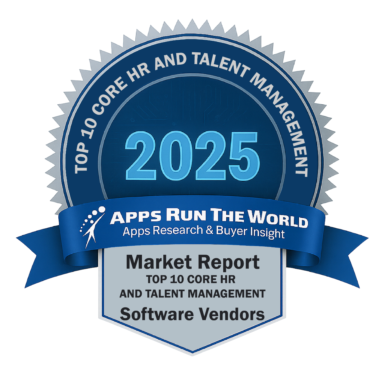 ARTW - Top 10 Core HR and Talent Management Software Vendors - Reward Badge - APPS RUN THE WORLD