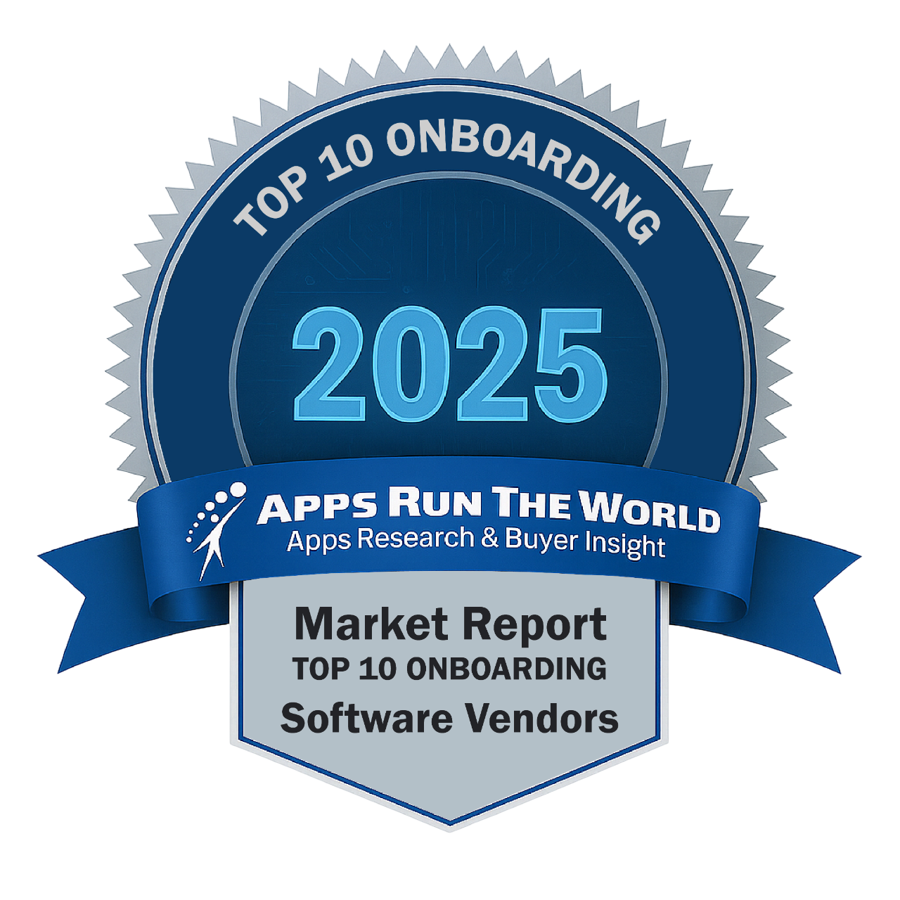 ARTW - Top 10 Onboarding Software Vendors - Reward Badge - APPS RUN THE WORLD