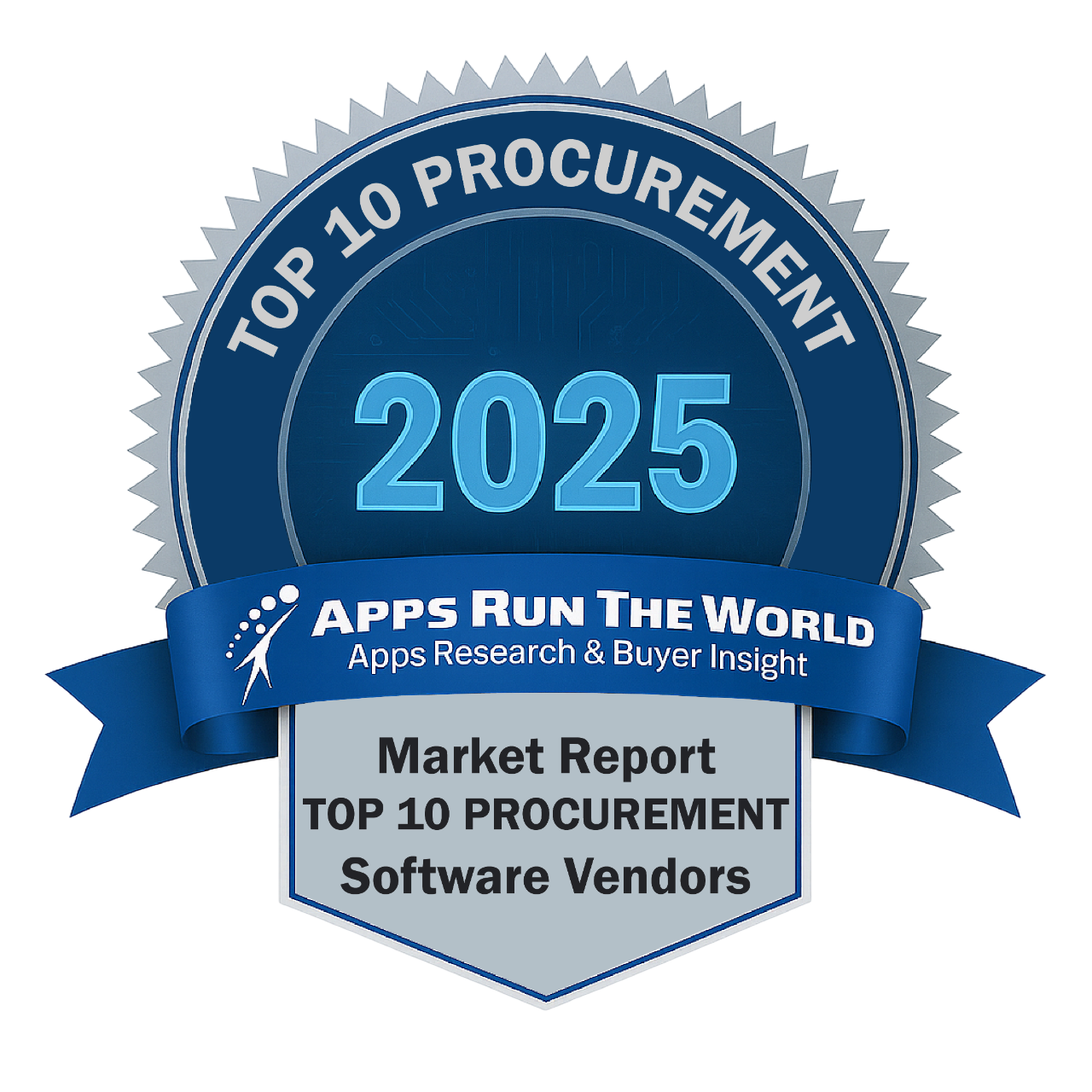 ARTW - Top 10 Procurement Software Vendors - Reward Badge - APPS RUN THE WORLD