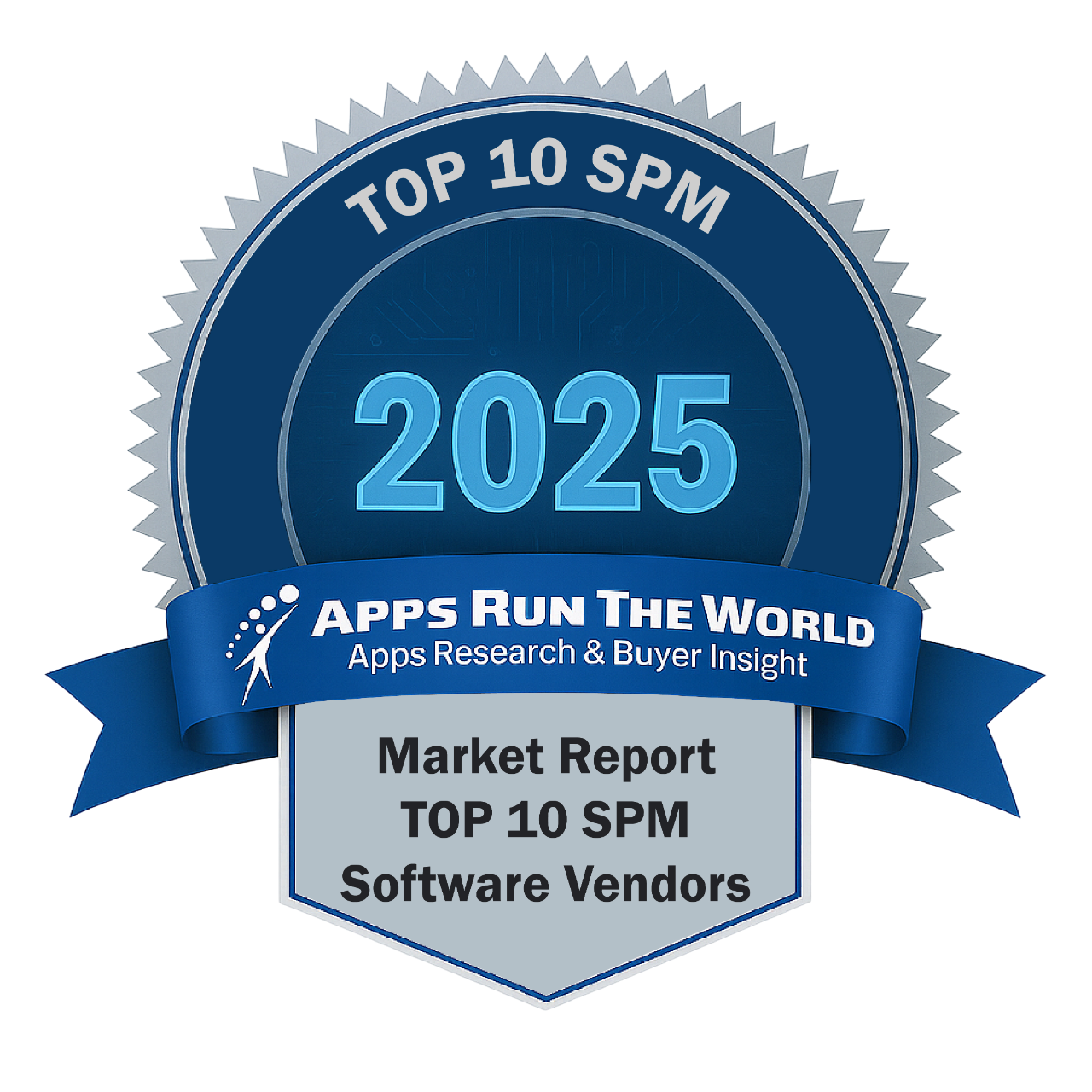 ARTW - Top 10 SPM Software Vendors - Reward Badge - APPS RUN THE WORLD
