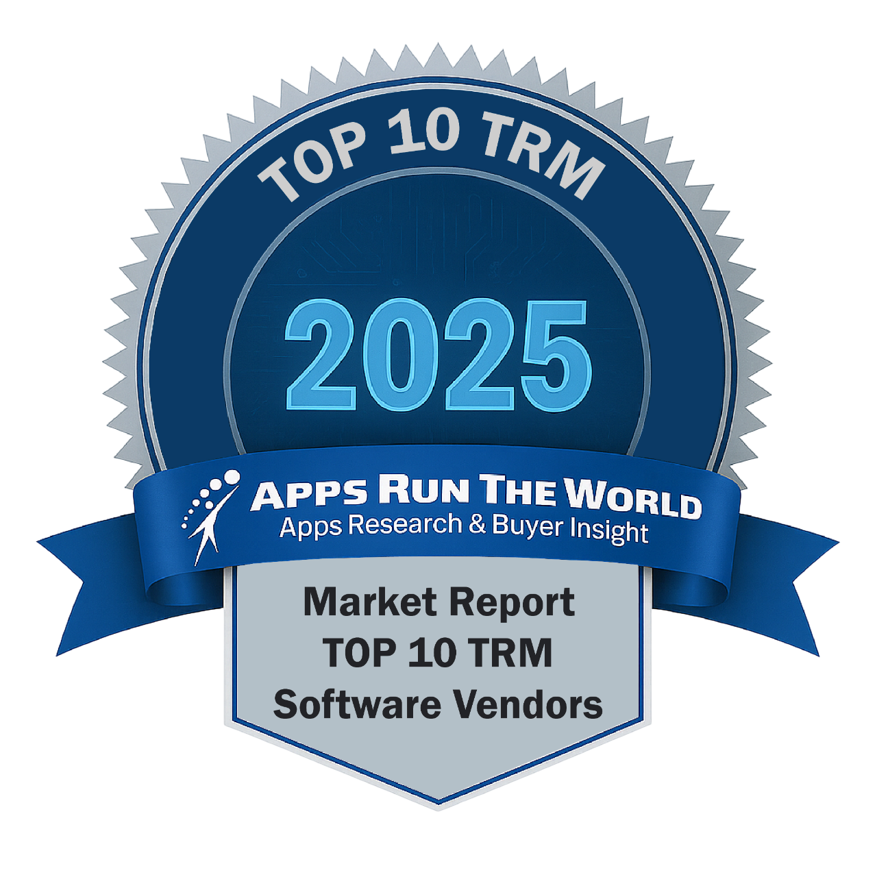 ARTW - Top 10 TRM Software Vendors - Reward Badge - APPS RUN THE WORLD