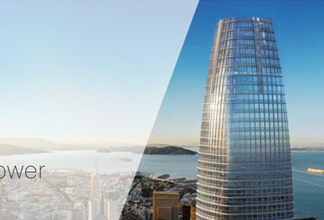 Atop of Cloud Top 500, Salesforce moved into its new headquarters in 2018. Photo credit from salesforcetower.com.