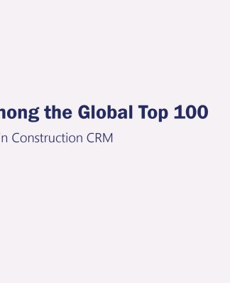 Construction CRM Adoption Among the Global Top 100 Construction CRM Adoption Among the Global Top 100
