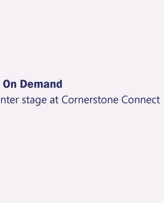 Cornerstone Pivots to Workplace AI On Demand Cornerstone Pivots to Workplace AI On Demand