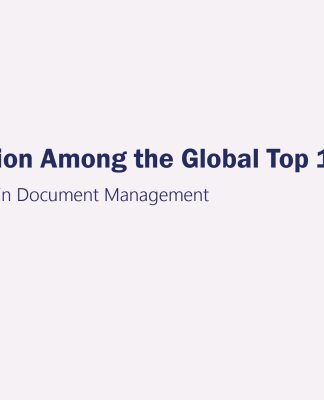Document Management Adoption Among the Global Top 100 Document Management Adoption Among the Global Top 100