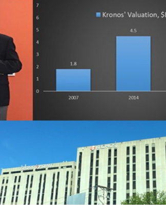 Kronos president Chris Todd at its new HQ in Lowell, MA, basking in its soaring valuation