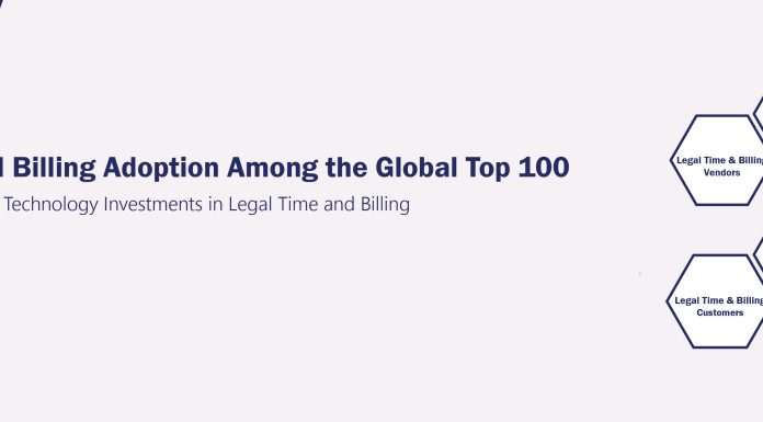 Legal Time and Billing Adoption Among the Global Top 100 Legal Time and Billing Adoption Among the Global Top 100
