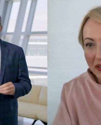 Oracle EVP Rob Tarkoff, left, and VP Katrina Gosek ready CRM offensive