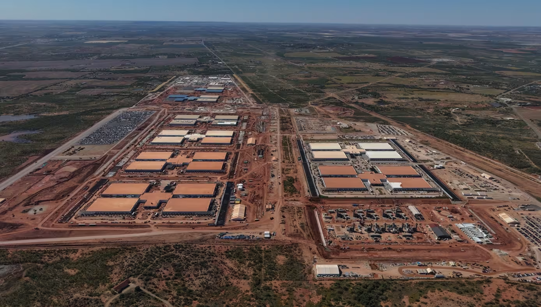 Oracle’s Abilene Stargate Campus, a purpose-built AI data center on Oracle Cloud Infrastructure by Crusoe