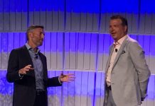 Salesforce’s Mike Rosenbaum(left) and FinancialForce’s Tod Nielsen partner to expand in ERP apps market