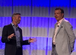 Salesforce’s Mike Rosenbaum(left) and FinancialForce’s Tod Nielsen partner to expand in ERP apps market