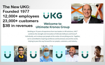 Ultimate Software and Kronos usher in UKG with Aron Ain (top right) as CEO
