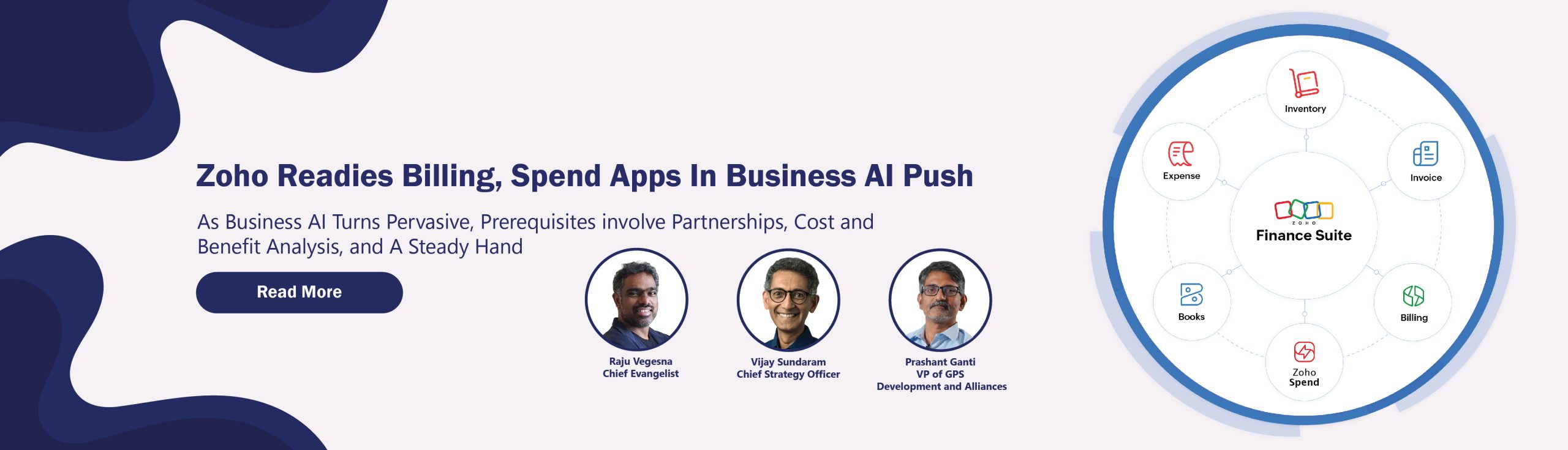 Zoho Readies Billing, Spend Apps In Business AI Push